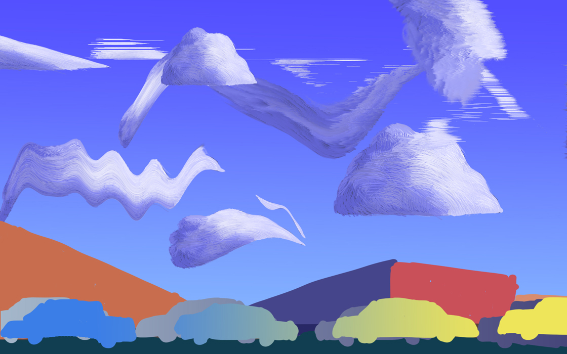 Nice day, nervous traffic